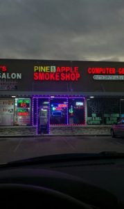 Pine-Apple Xpress Smoke Shop, 10701 W Bellfort Ave b182, Houston, TX 77099, United States 9581 FM 1960, Houston, TX 77064, United States 6460 Westheimer Rd, Houston, TX 77057, United States 5930 Hwy 6 N, Houston, TX 77084, United States